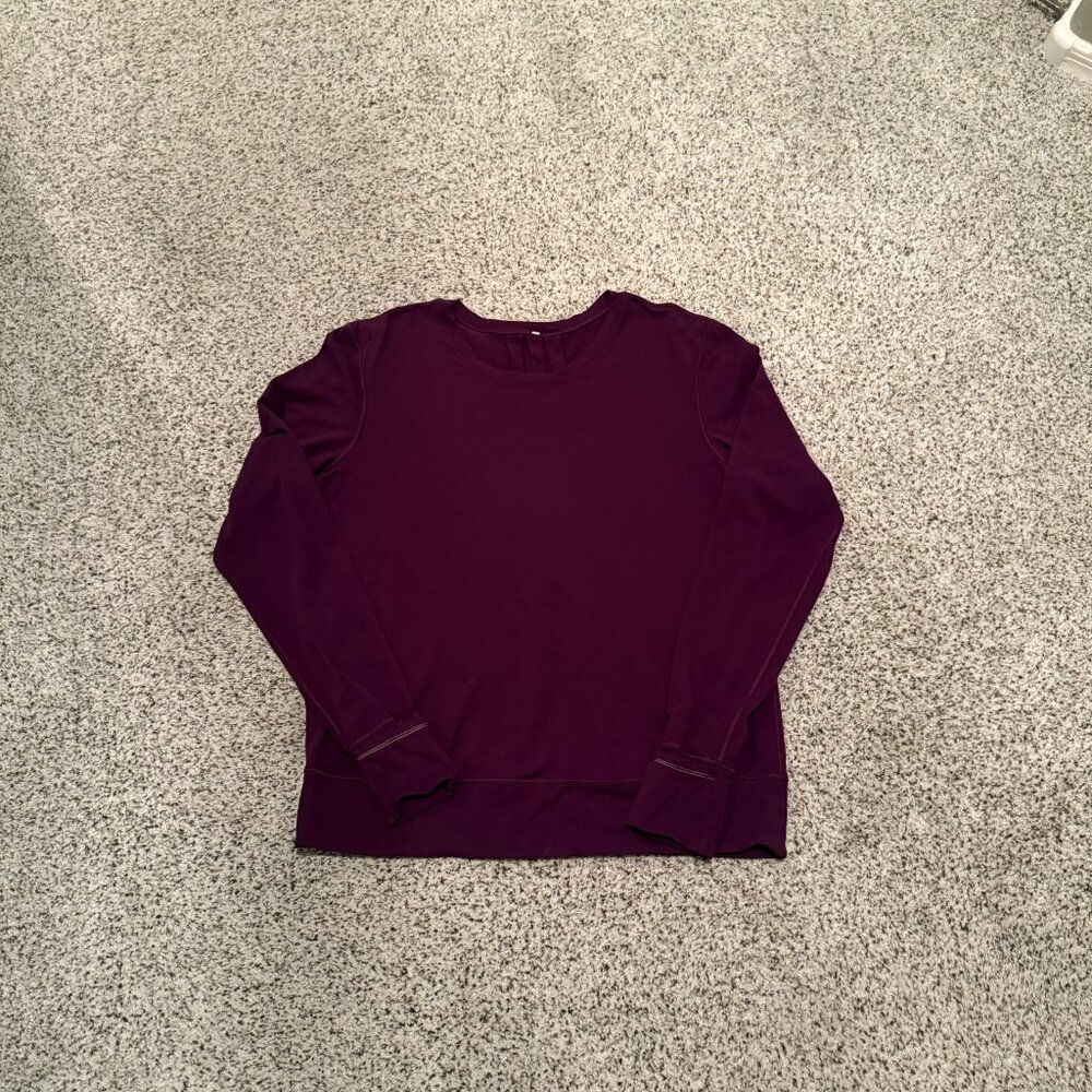 Lululemon | Long-sleeve Running Top | Plum/Burgundy | Size: 12